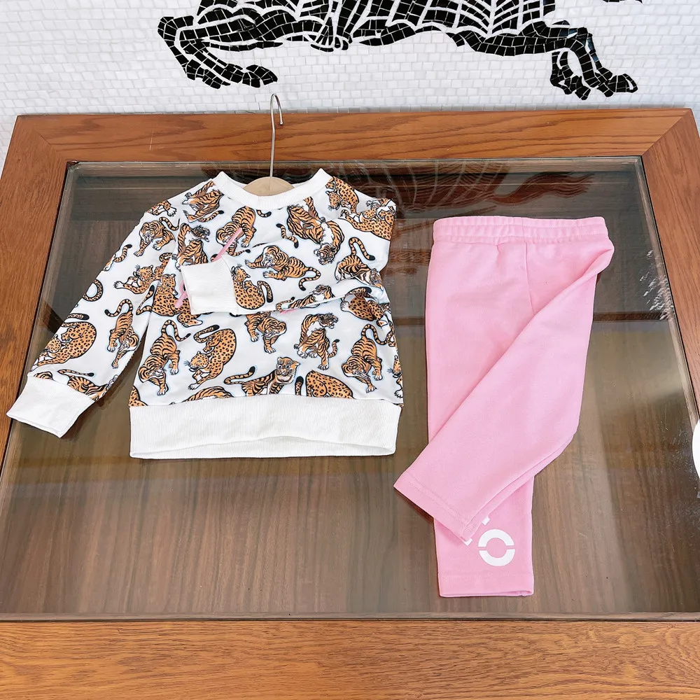 

Luxury Brand Children's Clothing Baby Girls Sets Autumn 2022 Fashion Kids Pullover Sweatshirts 2Pcs Suit Baby Boys Clothes Fall