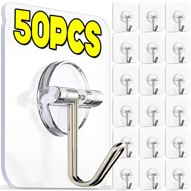 Прозрачные самоклеящиеся крючки из поликарбоната
