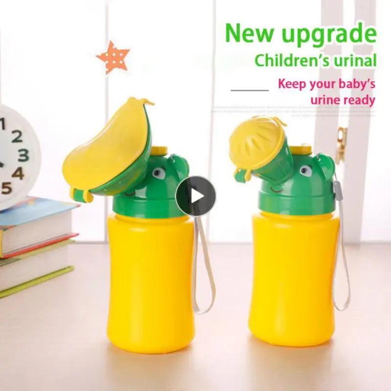 

Portable Baby Toilet Urinal Cartoon Children's Potty Emergency Toilet For Car Travel Strong Sealing Camping Toilet Supplies