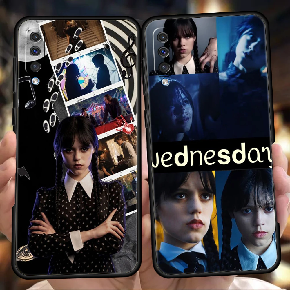 

Wednesday Addams Family TV Show Phone Case For Samsung Galaxy A12 A22 A50 A70 A20 A10 A40 A42 A52 A20S A02 A03 A04 5G TPU Cover