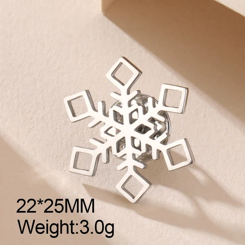 Dawapara Снежинка из нержавеющей стали