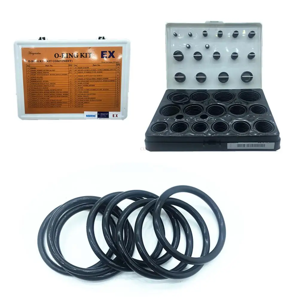 

Excavator Parts For HITACHI ZX EX60/70/120/200/300 O-ring O-shaped Apron Box Oil Seal Repair Box