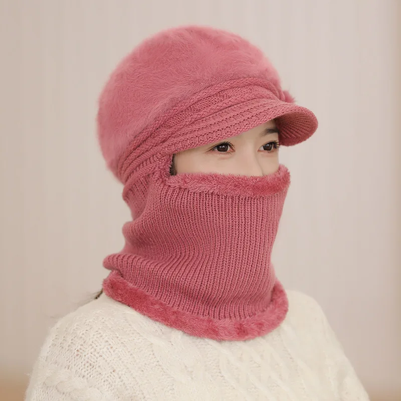 

Женская Вельветовая Шапка-шарф, с защитой от ветра