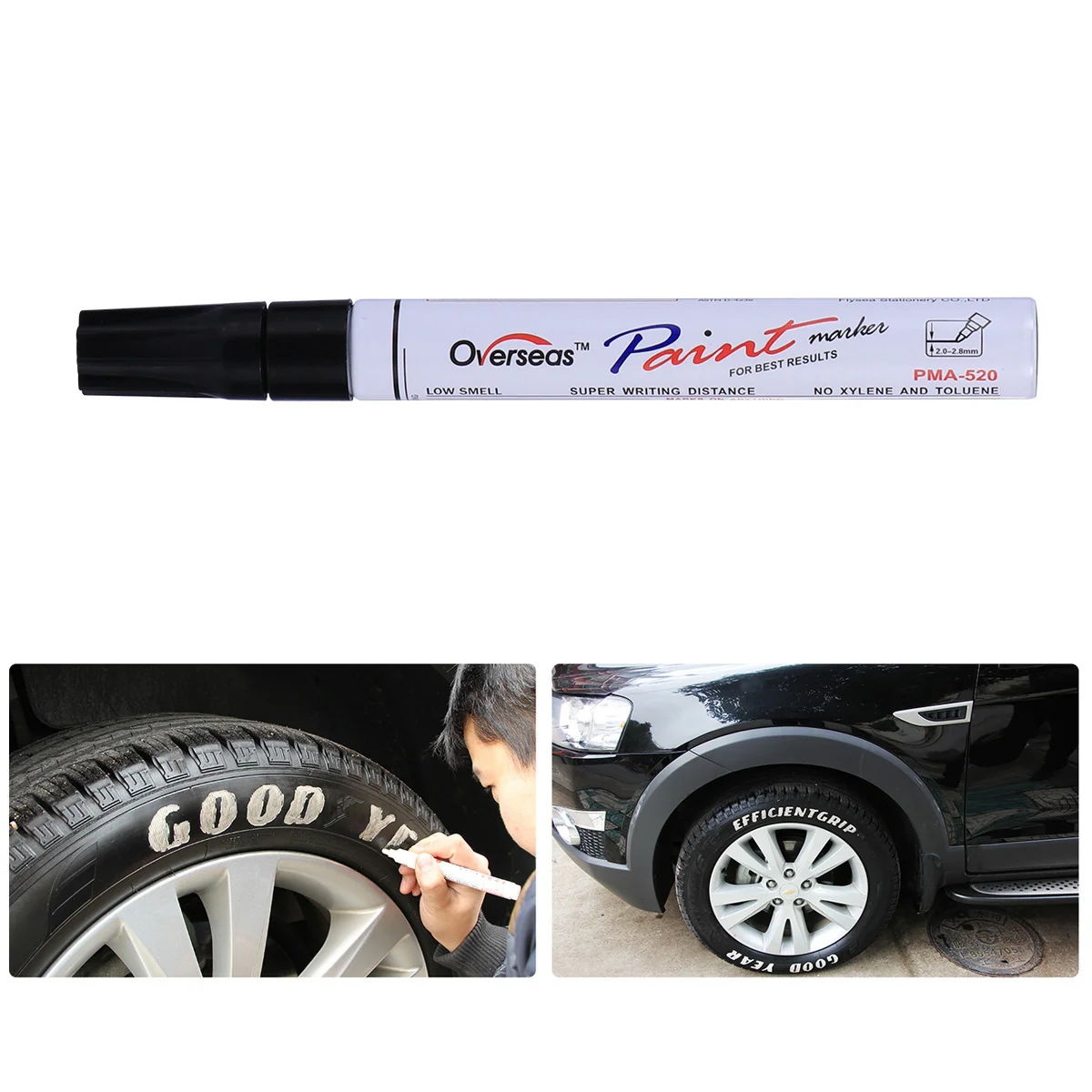 Car Paint Scratching Repair Touch Up Marker Pen Concealing Tool (Black) Automotive touch-up paint