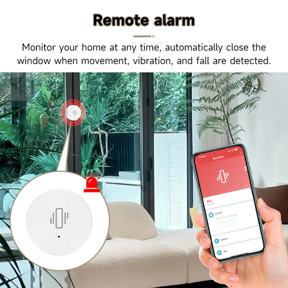 Для Tuya Smart для Zigbee датчик вибрации разбития двери окна Herramientas наборы