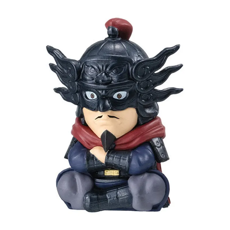 Фото Коллекционная мини-фигурка Bandai Kingdom The Animation Machiboke 3 Gashapon: Канки, Ван Цзян, Ян Дуань, Хэ Байцзю — аниме-декор для стола №4