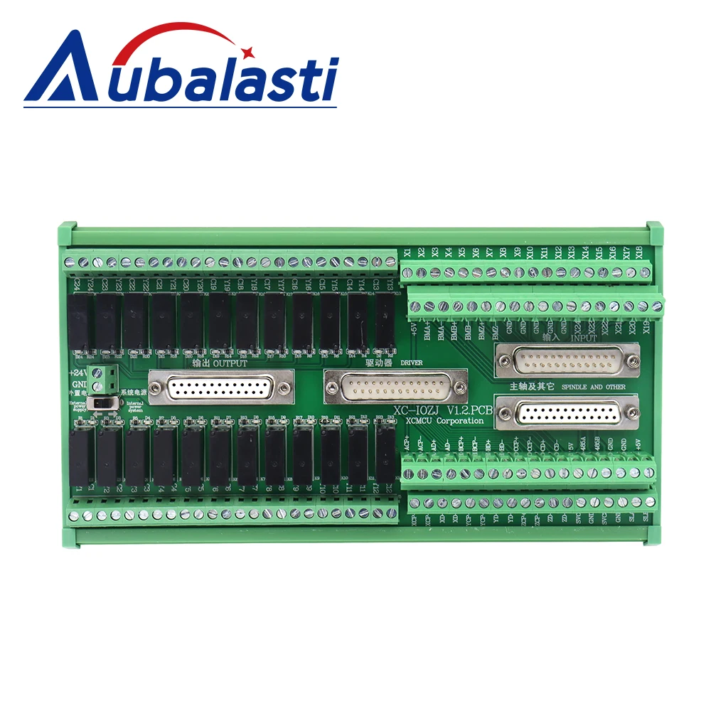 Фото Плата расширения Aubalasti Stock IO с 4 кабелями DB25 для системы управления ЧПУ XC809D №4