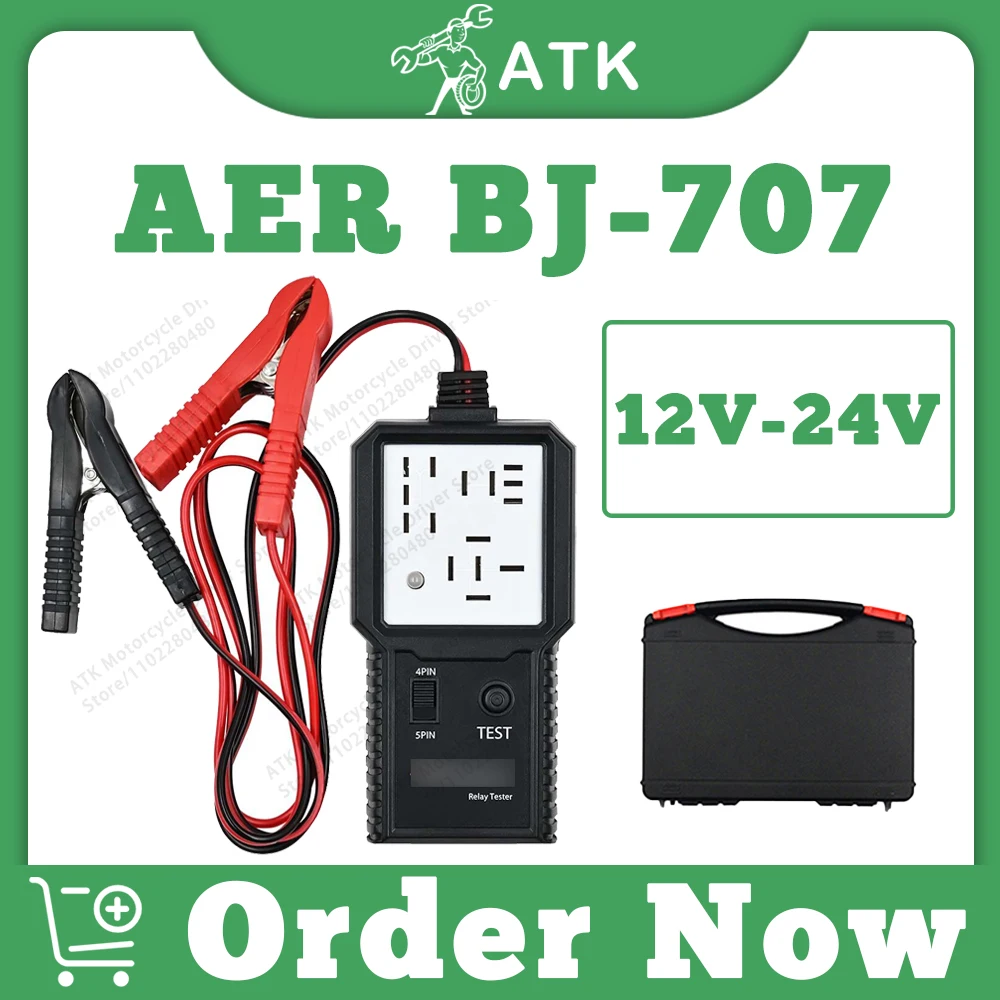 Тестер автомобильных реле AER BJ-707 4-контактный/5-контактный переключатель