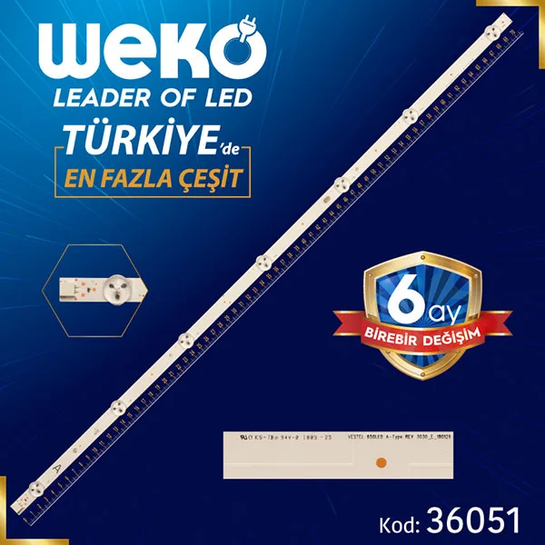 VESTEL 650LED A-TYPE REV 3030 _ e_180129 7 LEDLİ 70 8 см |