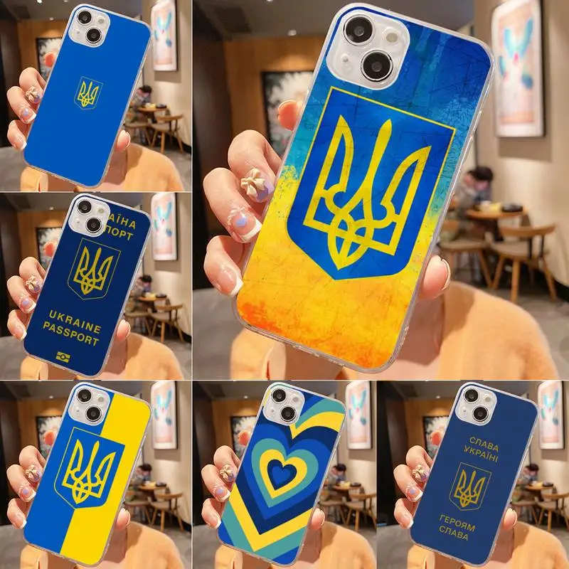 

Ukraine Flag Phone Case For Iphone 7 8 Plus X Xr Xs 11 12 13 Se2020 Mini Mobile Iphones 14 Promax Case