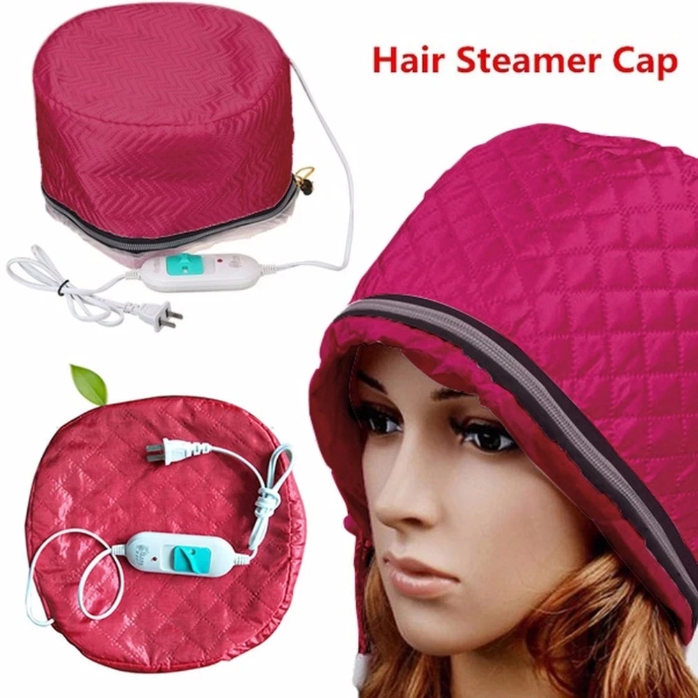 

Electric Hair Cap Hat Salon Spa Steamer Hair Thermal Treatment Nourishing Hair Mask Baking Oil Cap Hair Dryers Heat Hat Safety