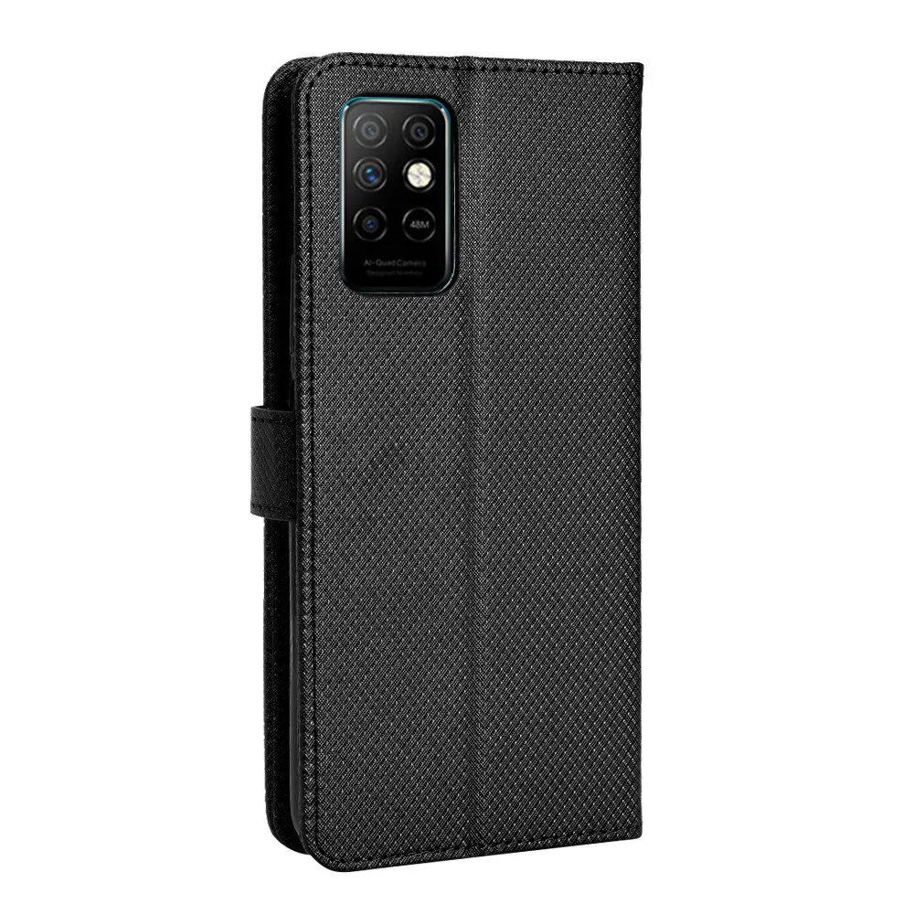 Роскошный флип-чехол-кошелек из искусственной кожи с ромбовидным узором для Infinix