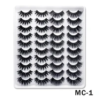 zxzzs 6d faux mink lashes natural fluffy false eyelashes dramatic long wispies lash extension volume beauty 6d eyelashes