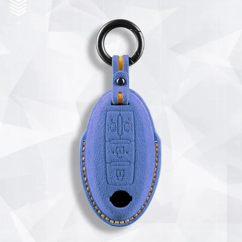 Брелок для автомобильного дистанционного ключа чехол ключей от Infiniti из замши Nissan