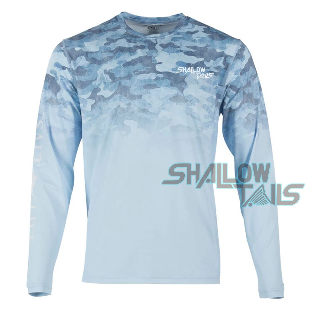 

Shallow Tails Fishing Shirts Long Sleeve Quick Dry Sweatshirt Summer Dresses Breathable Jersey UV Peformance Tops Fish T-Shirts