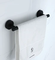black hardware set self adhesive bathroom accessories finish towel bar towel kitchen wall hook towel ring toilet paper holder a1
