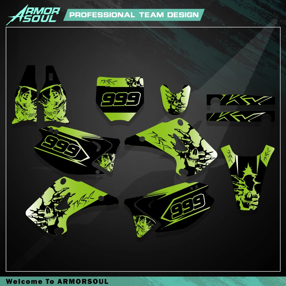 Наклейки для KAWASAKI KX125 KX250 KX 125 250 2003-2012 2011 2010 2009