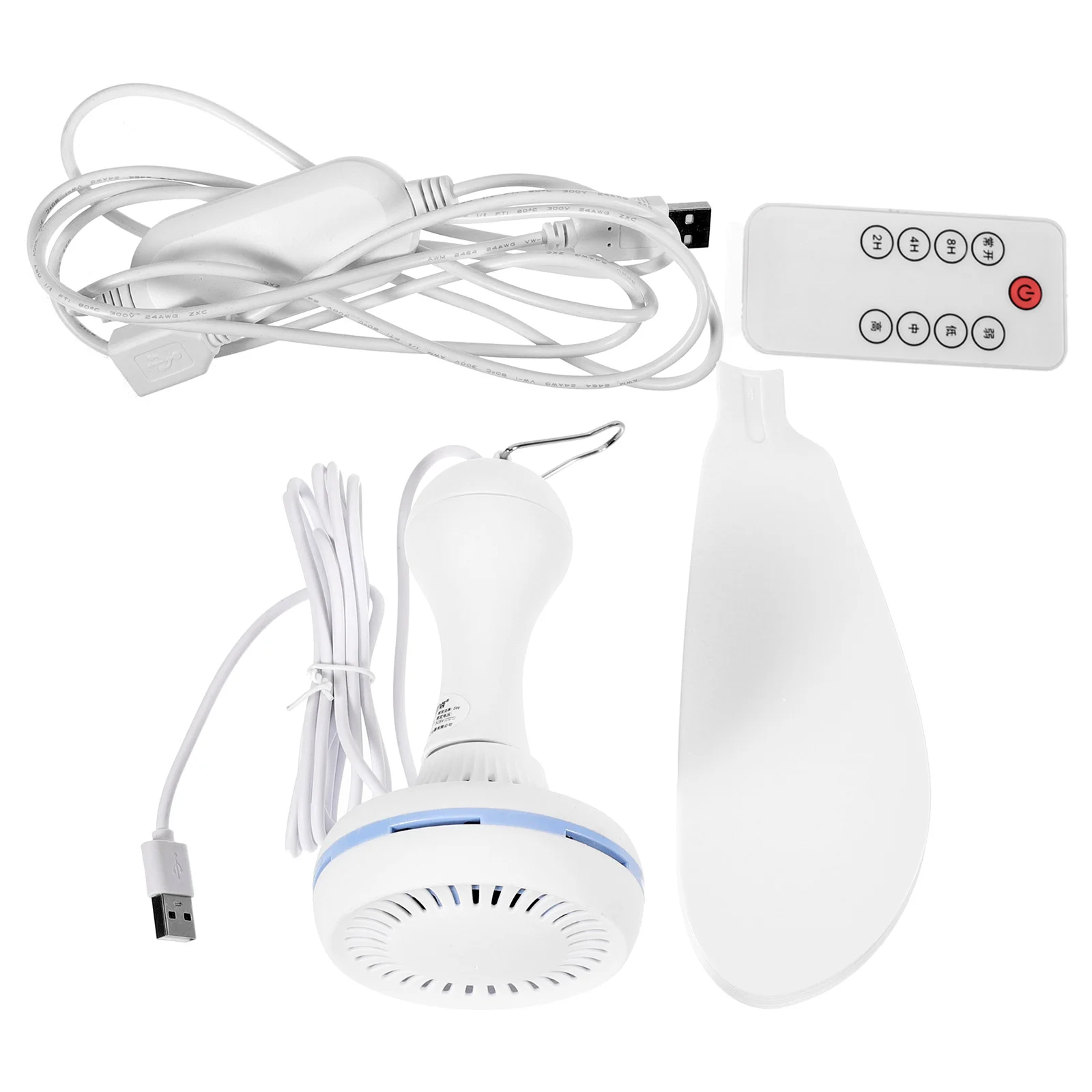 

Propeller Outdoor Fans Tent Portable Hanging Camping Ceiling Dormitory Mosquito Net USB Powered