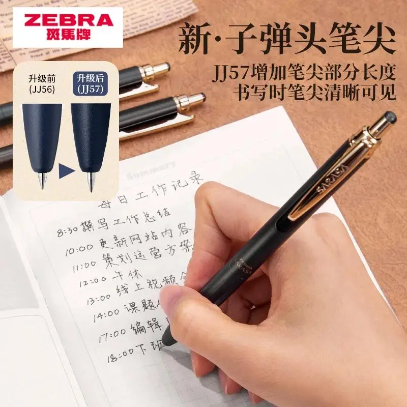 Гелевые ручки Zebra Sarasa JJ57 Retro Metal, эргономичные и утяжеленные, с низким центром тяжести, 0,5 мм, для подписей и планировщиков (art.: 3920dc0df41d9) - 3920dc0df41d9