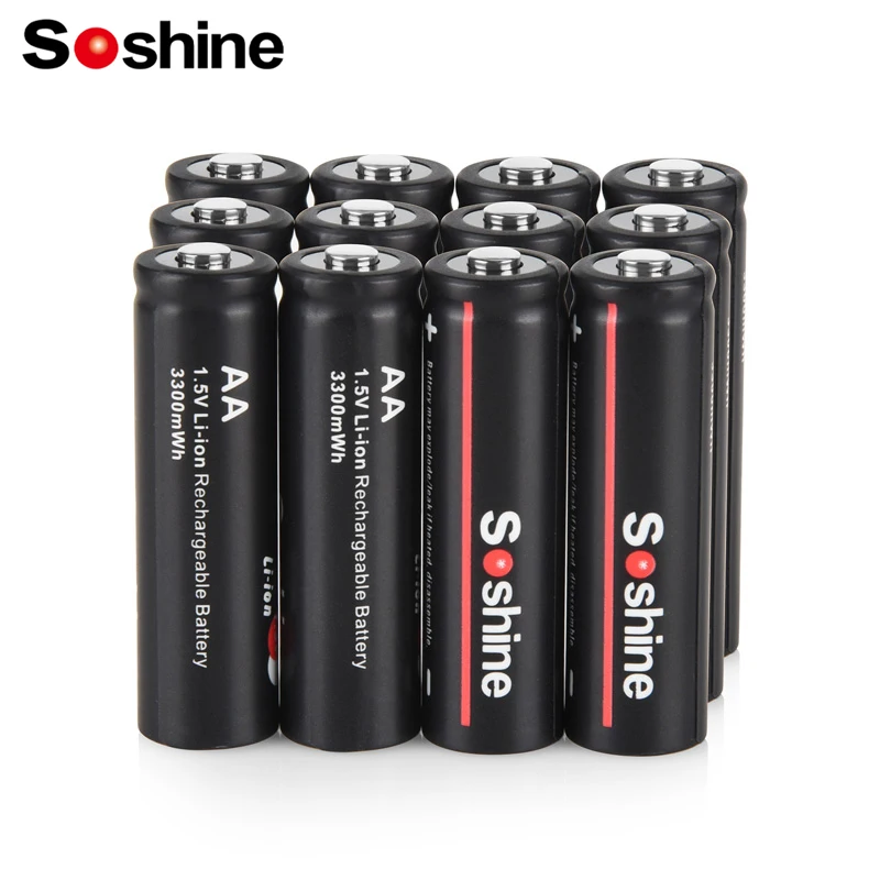 Литий-ионная аккумуляторная батарея Soshine 1 5 в AA