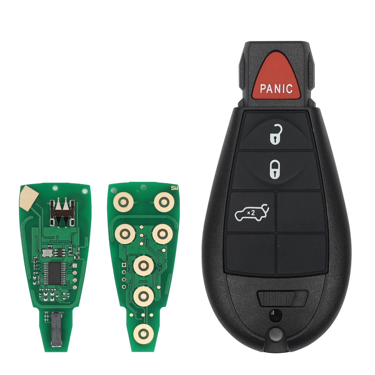 Sunshine 4A PCF7961M 433 МГц Автомобильный дистанционный ключ GQ4-53T для Jeep Cherokee Sport KL Dodge RAM Chrysler Town & Country 2014+ ключ от машины