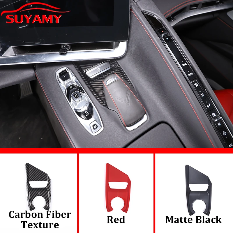 

ABS Car Central Control Anti-Slip Mode Switch Panel Trim Cover Fit For Corvette C8 Stingray Z51 Z06 2020-2023 Car Accessories