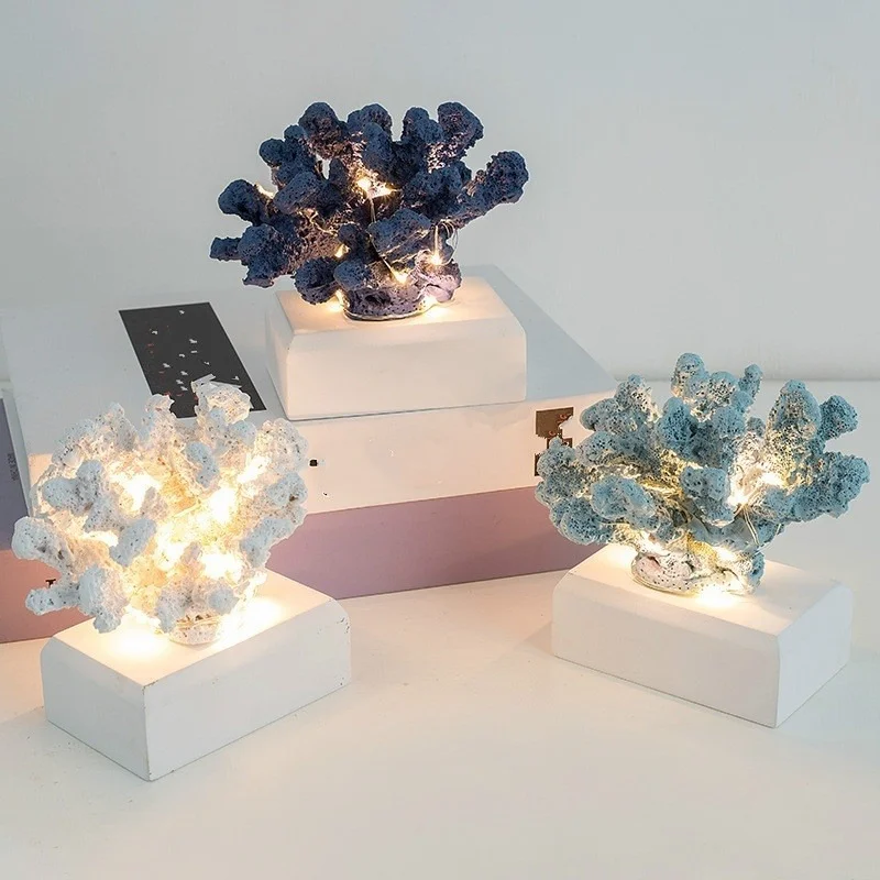 

Simulation Resin Coral Decoration Home Accessories Coral Shooting Props Desk Living Room Decoration Resin Crafts