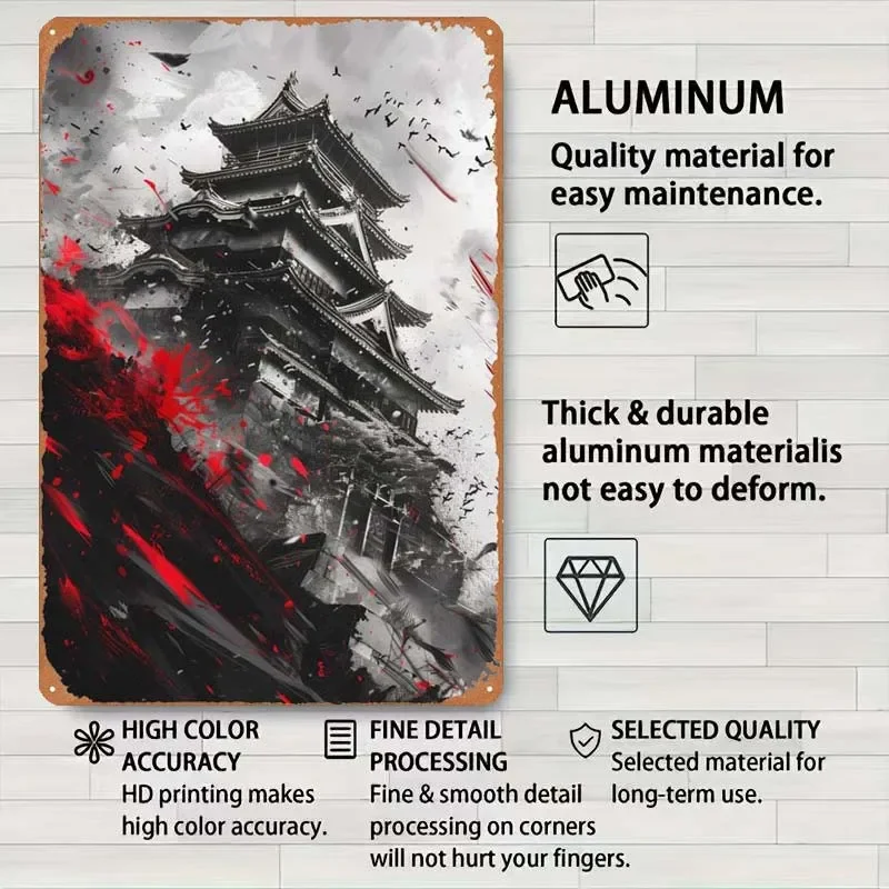 Металлический плакат осада в алле домашний декор винтажный металлический