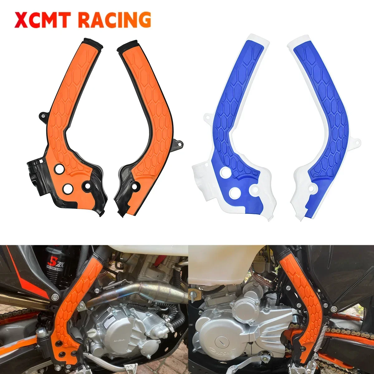 Защитная рамка XCMT для мотоциклов Прочный пластиковый чехол X-Grip KTM SX SXF EXC EXC-F Husqvarna