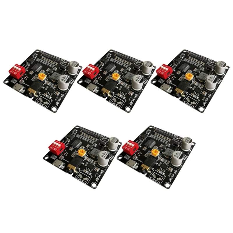 

5X 12V/24V Voice Playback Module Serial Port Control Playback 10W/20W Voice Module HV8F