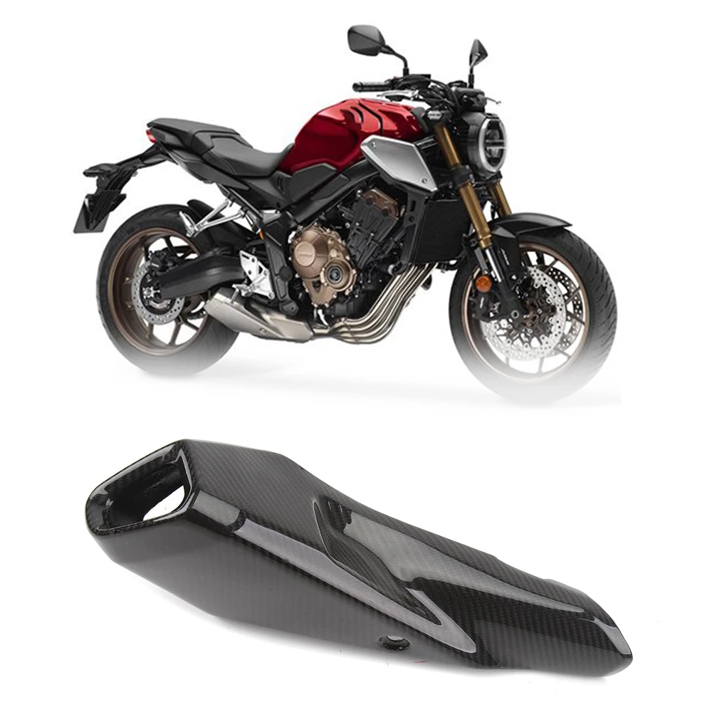 

Чехол из углеродного волокна для выхлопной трубы Honda CB650R 2019 2020 2021