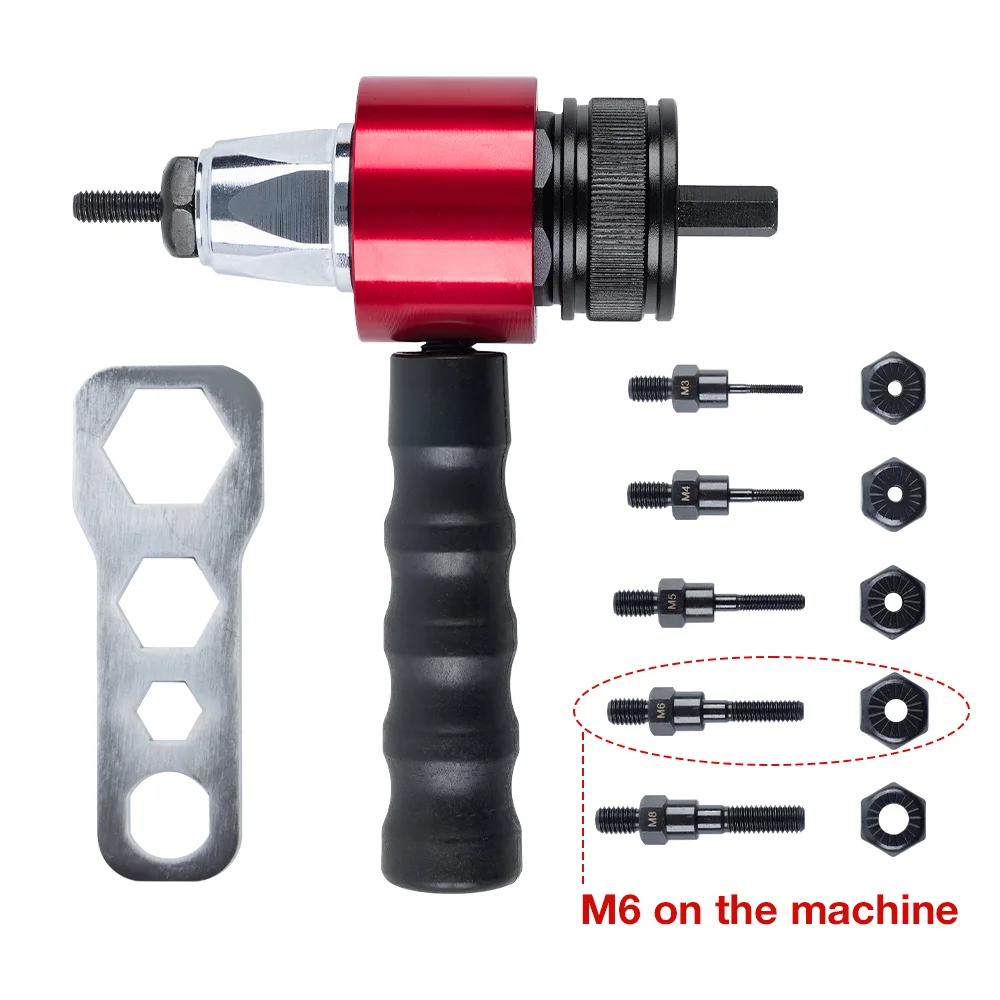 

Электрический адаптер для заклепочного пистолета M3-M8 черного цвета