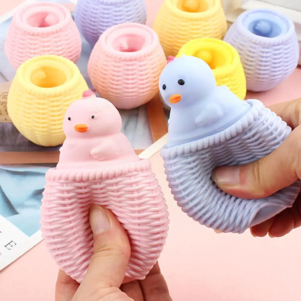 

Chicken Pinch Music Toys, Squeeze Out Surprises Super Cute Many Pinch Toys Healing, Decompression Colors And Fun Anti-stres I1n8