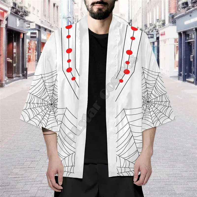 Demon Slayer Summer Giyu Kimono 3D Printed Women For Men Kimono Cardigan Cosplay Kawaii Soft Japan Clothes Unisex Kimono Shirt 1