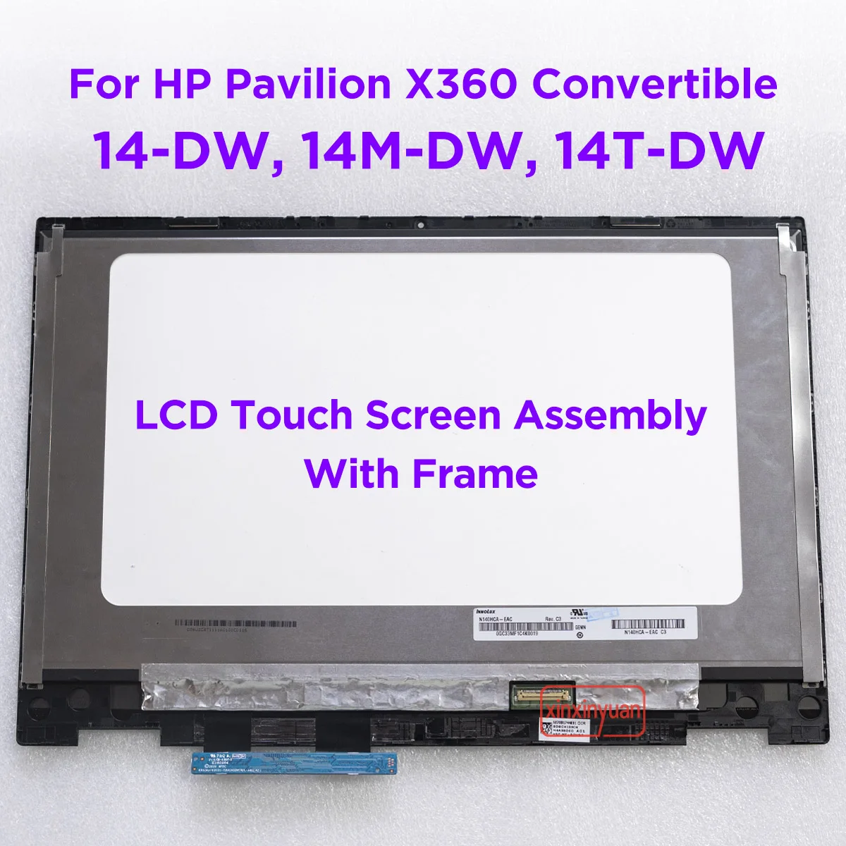 ЖК-дисплей для HP Pavilion x360 Convertible 14-DW 14T-DW100 14M-DW1023DX 14-DW1034NR 14-DW1079TU, 14.0