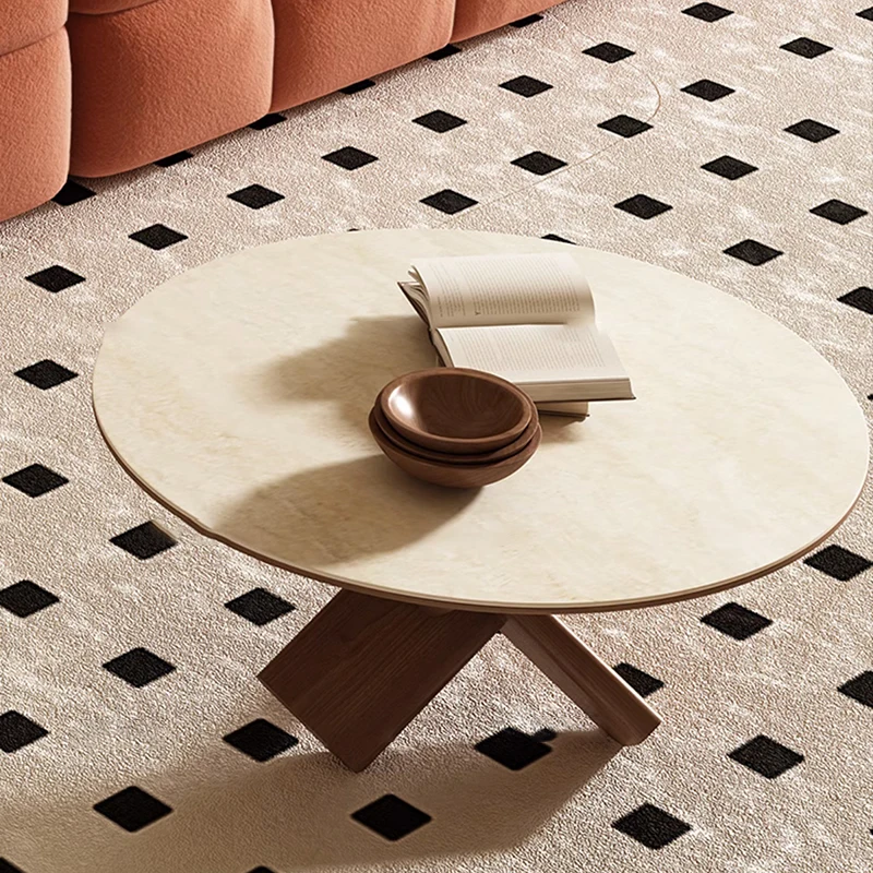 

Дизайнерский Деревянный кофейный столик, роскошный поднос, японский минималистичный боковой столик Regale, прозрачный низкий декоративный кофейный столик для гостиной