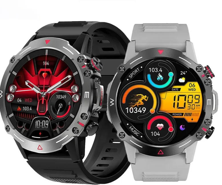 

Новинка 2023, Смарт-часы HK87 с Bluetooth, тремя анти-индивидуальными циферблатами, пульсометром, кровяным давлением, спортивные Смарт-часы для фитнеса и музыки