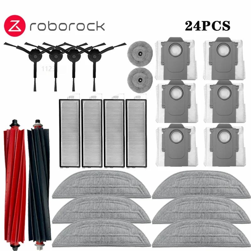 

Аксессуары Для Робота-пылесоса Roborock S8 MaxV Ultra — Основные Боковые Щетки, Тряпки Для Швабры, Фильтры HEPA, Мешки Для Пыли