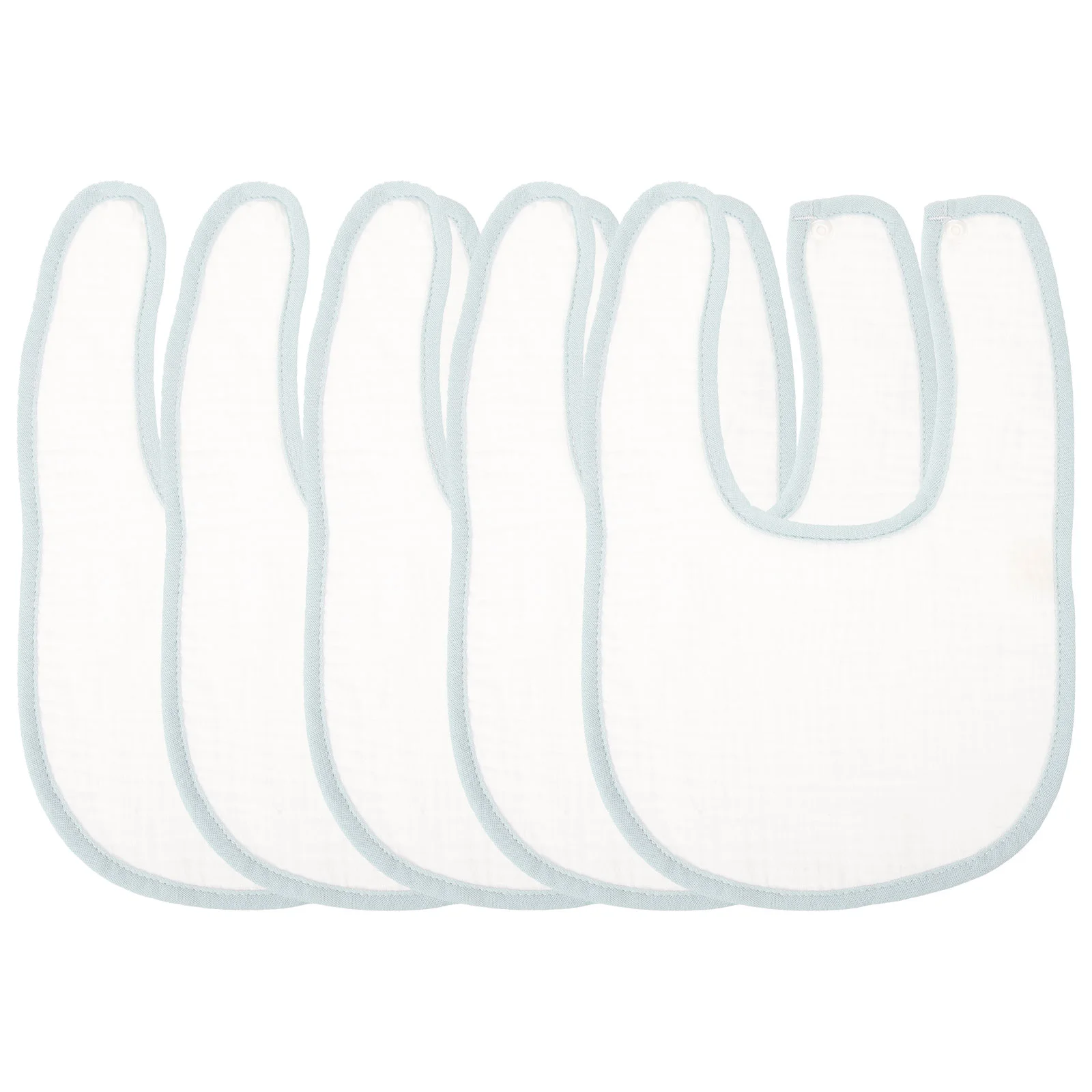 

5 Pcs Baby Bib Baby Girl Bib Decorating Girl Cotton Feeding Teething Infant Drool Drooling