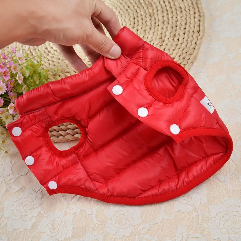 Зимний теплый Тедди для маленьких собак кошек пуховые парки куртка пальто собаки