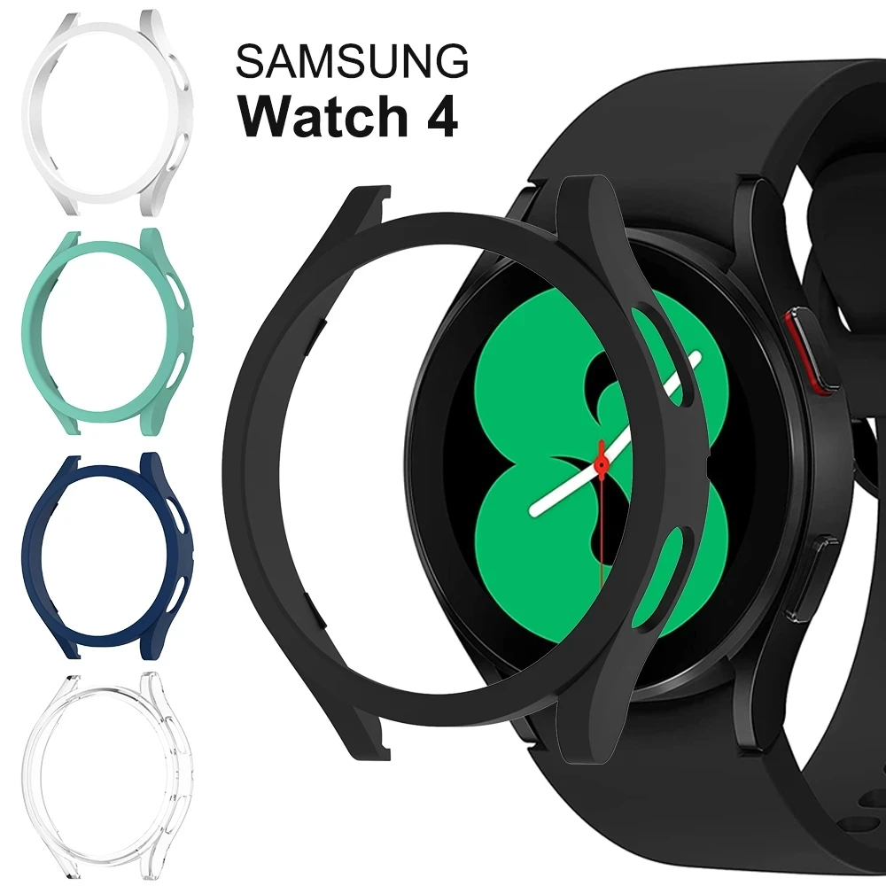 

Чехол для Samsung Galaxy Watch 4 40 мм 44 мм, защитный чехол-бампер из поликарбоната для Galaxy Watch 4 40/44 мм, аксессуары