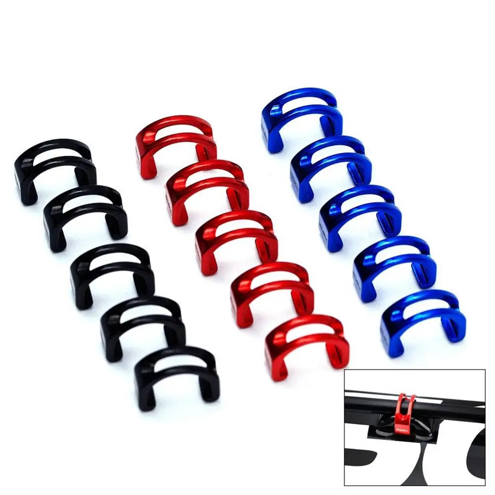 

5 шт. велосипедная трубка типа C Пряжка из алюминиевого сплава полый U-тип фиксированная пряжка аксессуары для горного велосипеда