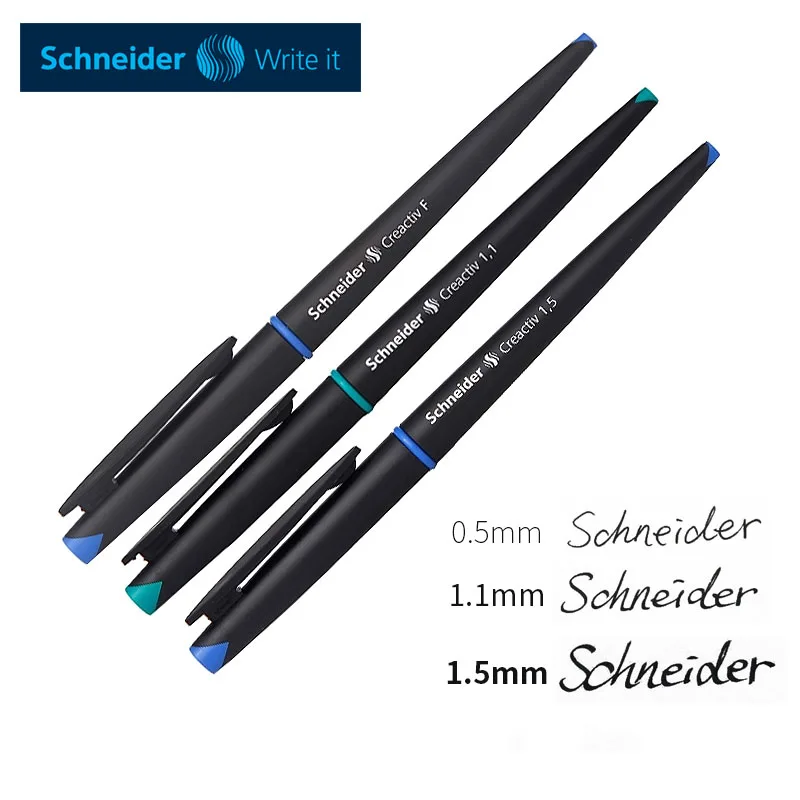 Germany Schneider Creactiv Artist  Drawing Design Fountian Pen Practice Calligraphy Writing Painting Art 0.5mm 1.1mm 1.5mm