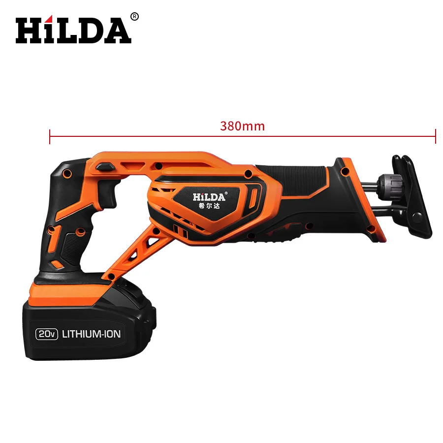 

Hilda 20 v li-ion battery charging reciprocating saw horse inadvertently household small carpentry portable chainsaw