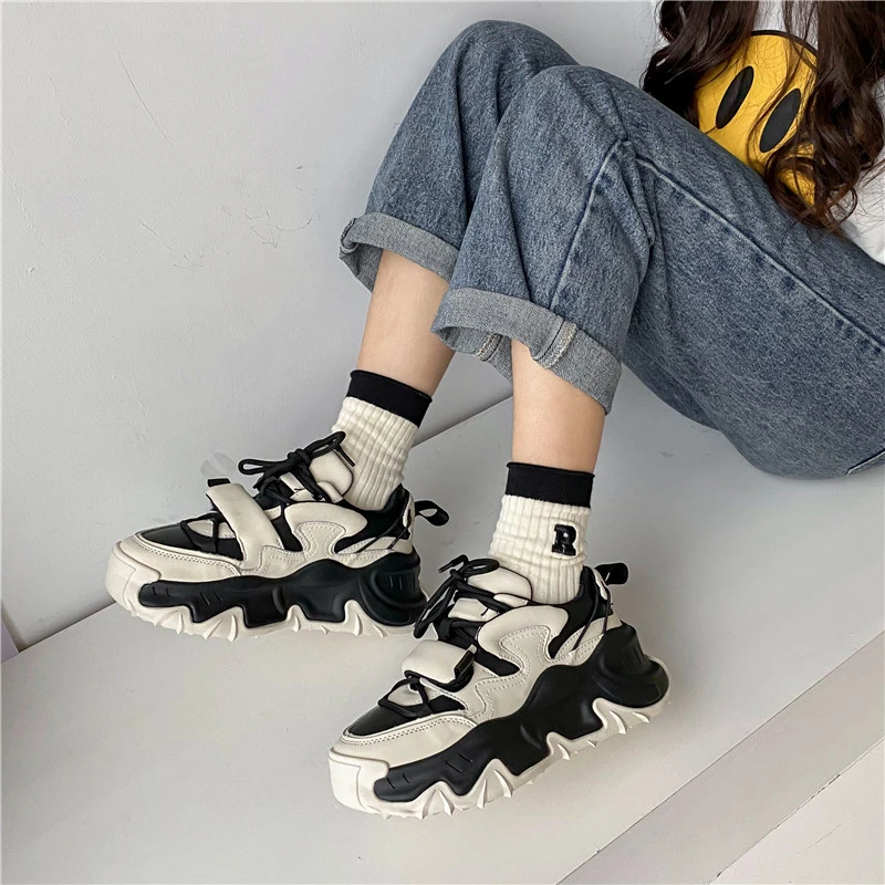 Shoes Women's Sneakers Summer 2023 Woman-shoes Platform Tennis Female New Roses Thick Sole Trainers Casual Mesh Heels Fabric Rib
