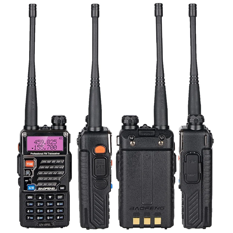 Baofeng UV-5R Updated UV-5RE Professional Walkie Talkie Long Range for Trucker VHF UHF Dual Band Two Way Ham Radio Transceiver