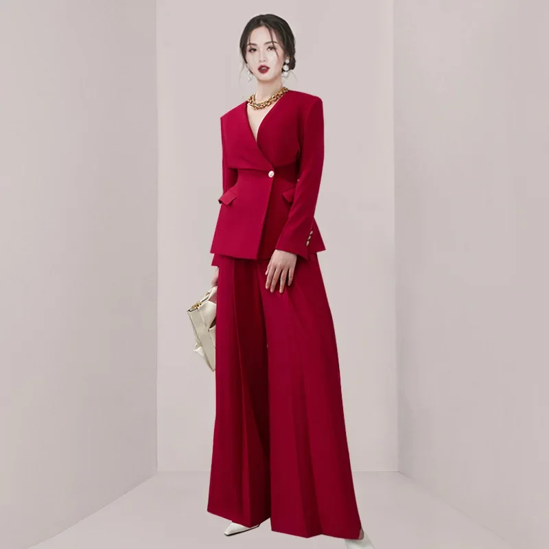 Женский профессиональный и умный костюм женский 024 весенний новый пригородный