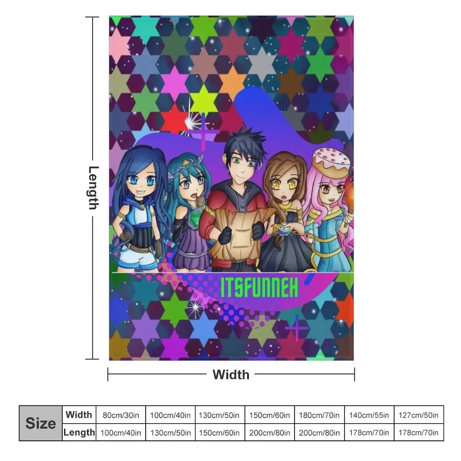 Itsfunneh and the krew звезды пледы свободные модные диваны для диванов одеяла