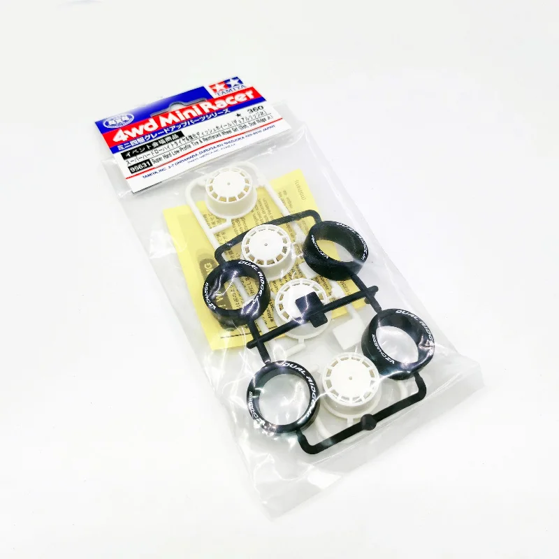 Супержесткие низкопрофильные шины TAMIYA 95631 и комплект усиленных колес среднего