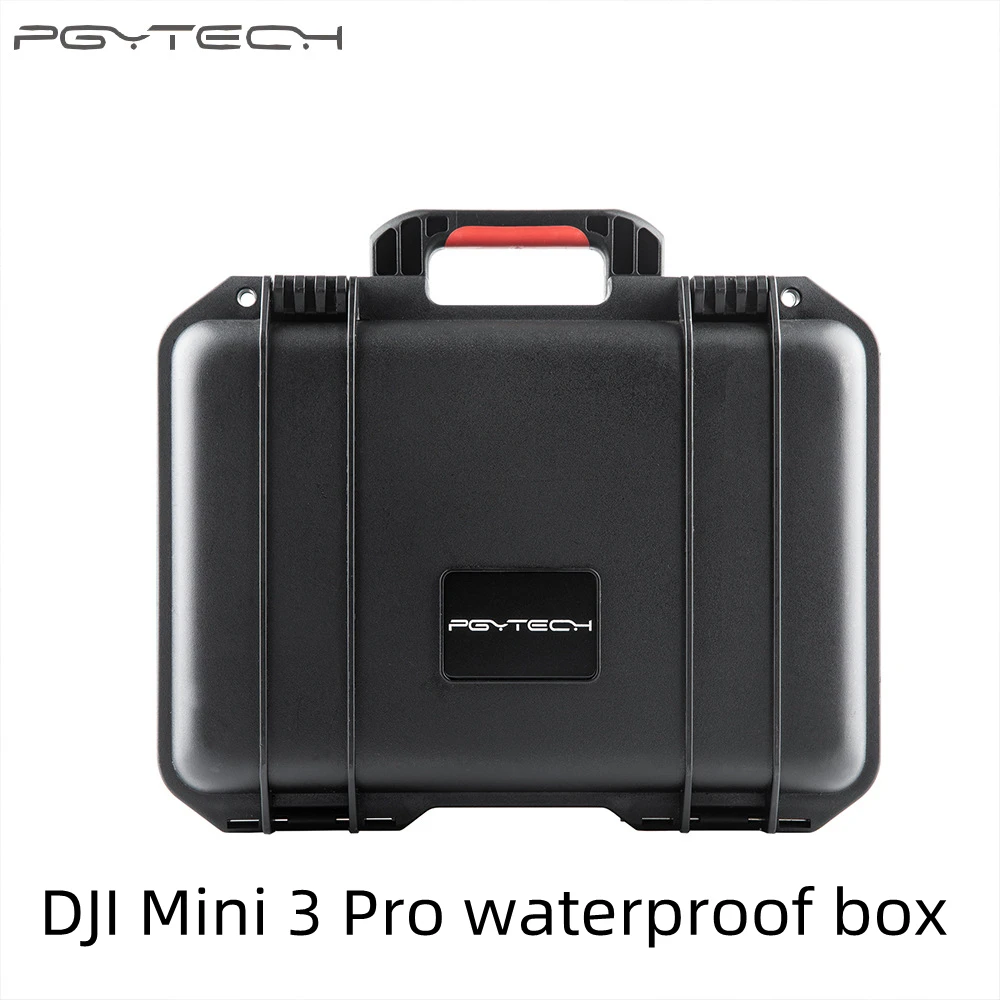 

Защитная коробка PGYTECH для DJI Mini 3 Pro, водонепроницаемая коробка, антикомпрессионная защита от падения, Противоударная коробка, аксессуары